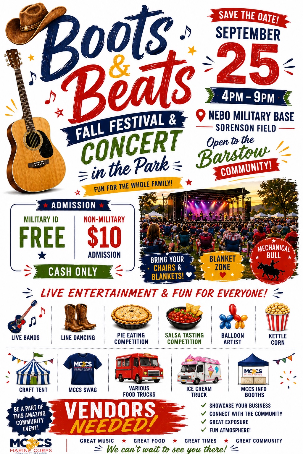 Concert In the Park Flyer